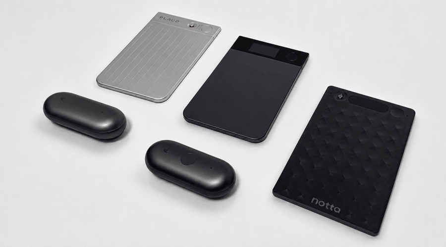 Notta MemoとPlaud Note 全モデル比較